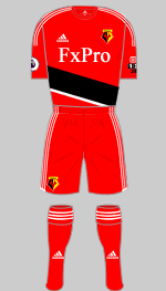 watford fc 2017-18 change kit