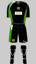 yeovil town 2009-2010 away kit