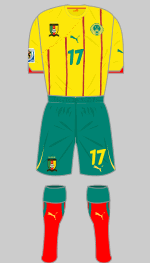 cameroon 2010 away kit